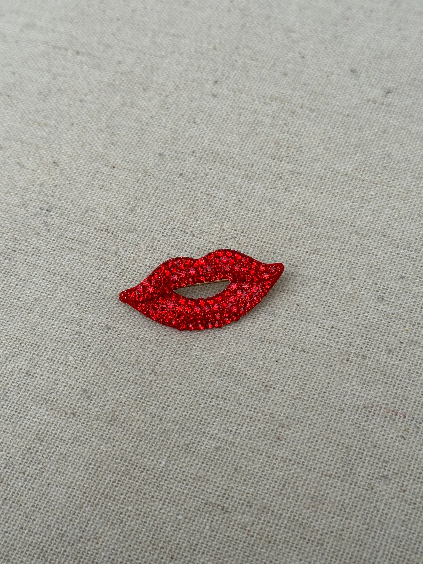 Broche Red Kiss